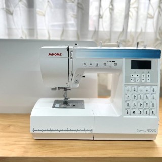 車樂美 Janome 780DC 電腦型縫紉機（送輔助桌）
