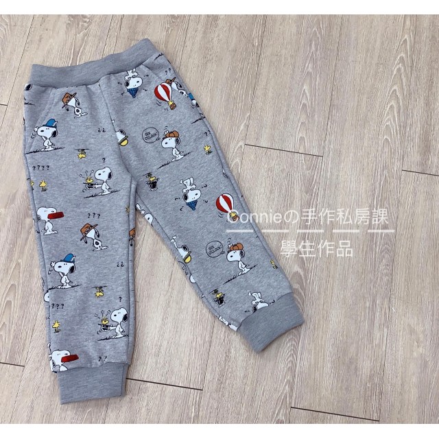 兒童休閒褲紙型 (兒童:80~140) 