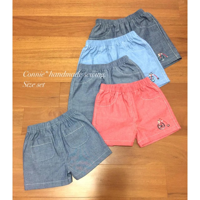 兒童短褲紙型 (兒童:80~140) 