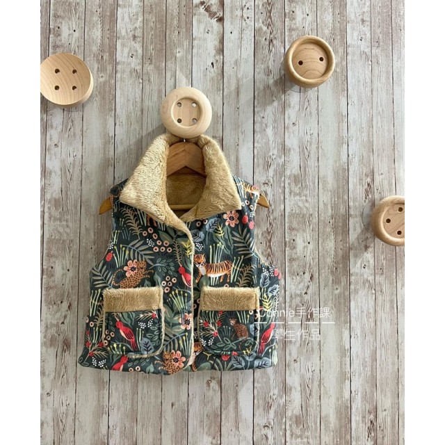 兒童雙面背心紙型 (兒童:80~140) 