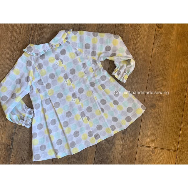 圓領連袖洋裝紙型 (兒童:80~140) 