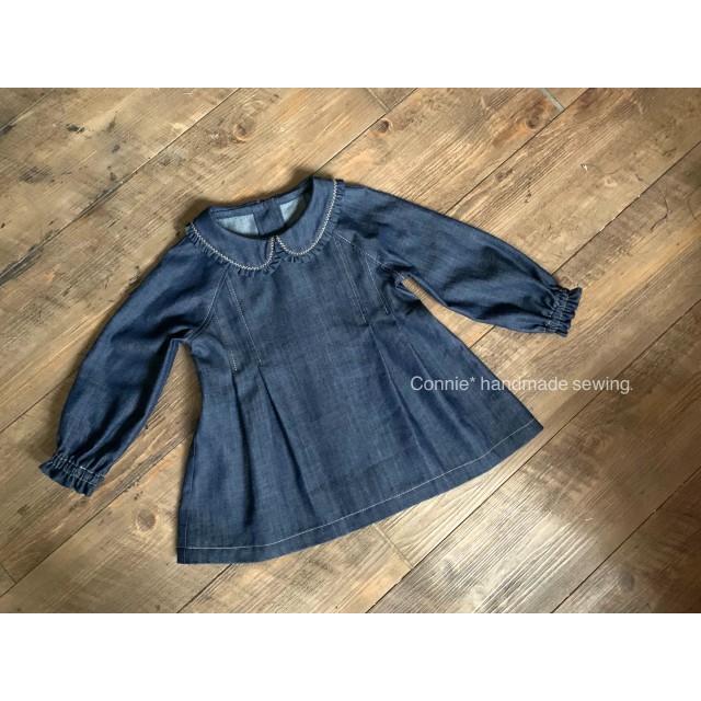 圓領連袖洋裝紙型 (兒童:80~140) 