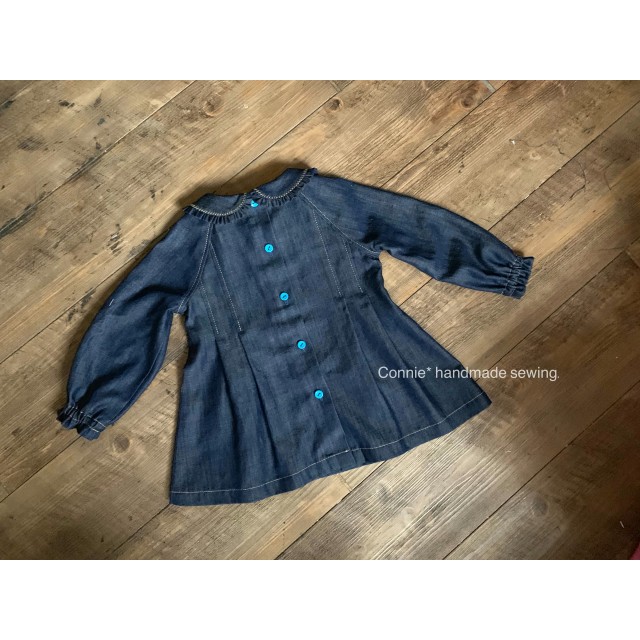 圓領連袖洋裝紙型 (兒童:80~140) 