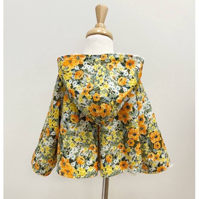 斜袖雙面外套紙型 親子款 (小孩90-150cm，大人:M、L、XL、2XL)