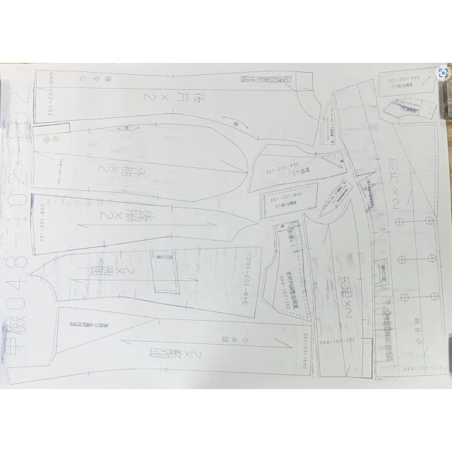 女裝甲級紙型(三款一份)