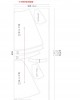 寛擺裙子紙型 (大人:S、M、L)