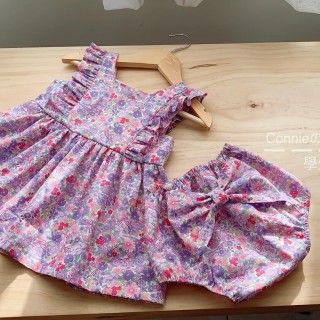 寶寶荷葉套裝紙型 (兒童:70~90) 