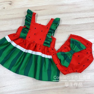 寶寶荷葉套裝紙型 (兒童:70~90) 