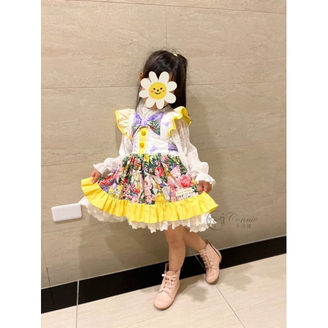 小蘿莉吊帶洋裝紙型 (兒童:80~100) 