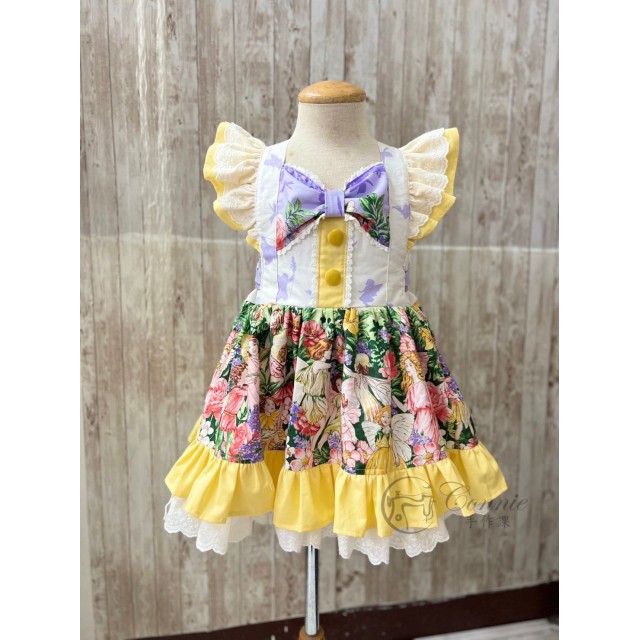 小蘿莉吊帶洋裝紙型 (兒童:80~100) 