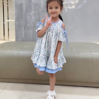 小露香肩背心洋裝紙型 (兒童:80~120) 