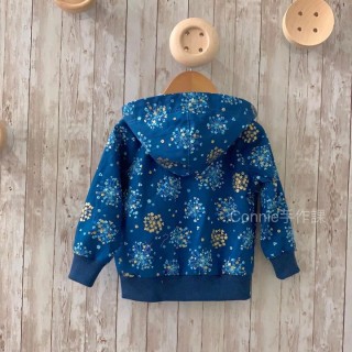 斜袖帽T外套紙型 (兒童:80~140) 