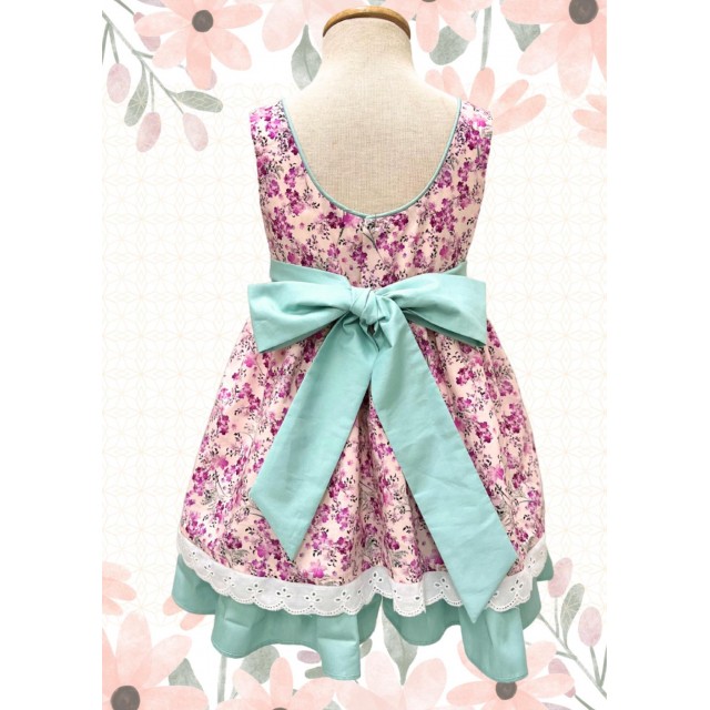 桃心領洋裝紙型 (兒童:90~140) 