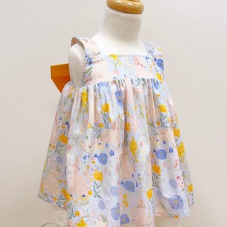 澎澎小洋裝紙型(兩種肩帶造型) (兒童:80~130) 