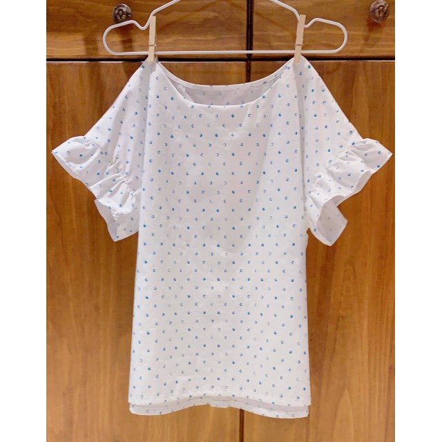 荷葉袖上衣紙型 (成人:M)