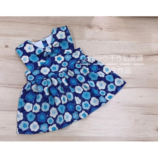 蝴蝶領套裝紙型 (兒童:70~90) 