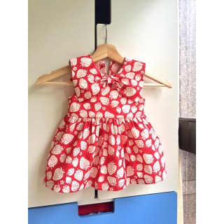 蝴蝶領套裝紙型 (兒童:70~90) 