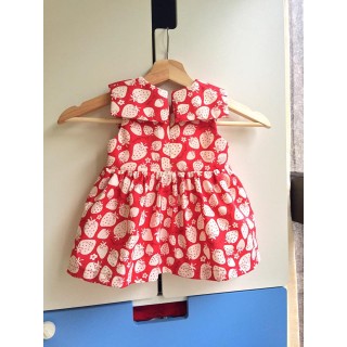 蝴蝶領套裝紙型 (兒童:70~90) 