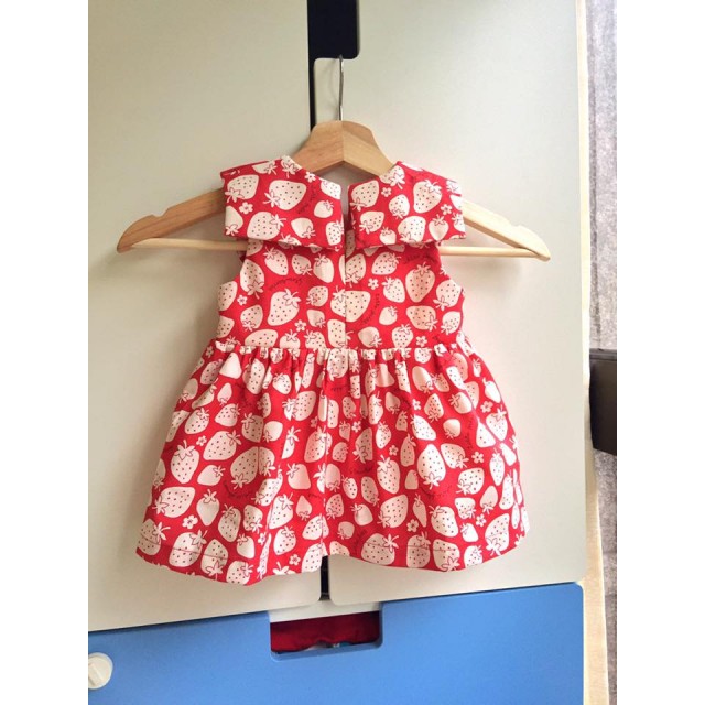 蝴蝶領套裝紙型 (兒童:70~90) 