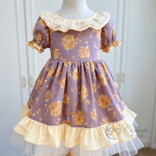 貴族典雅公主裙紙型 (兒童:100~140) 