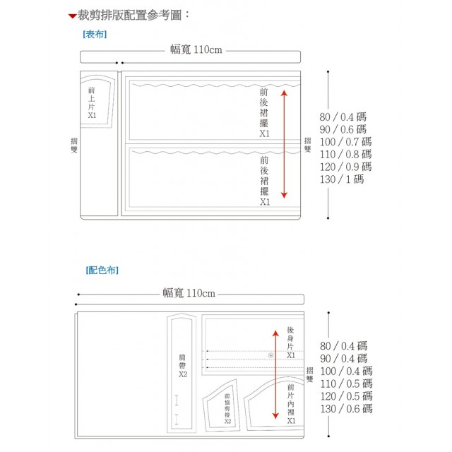 雲朵公主裙洋裝 (兒童:80~130) 