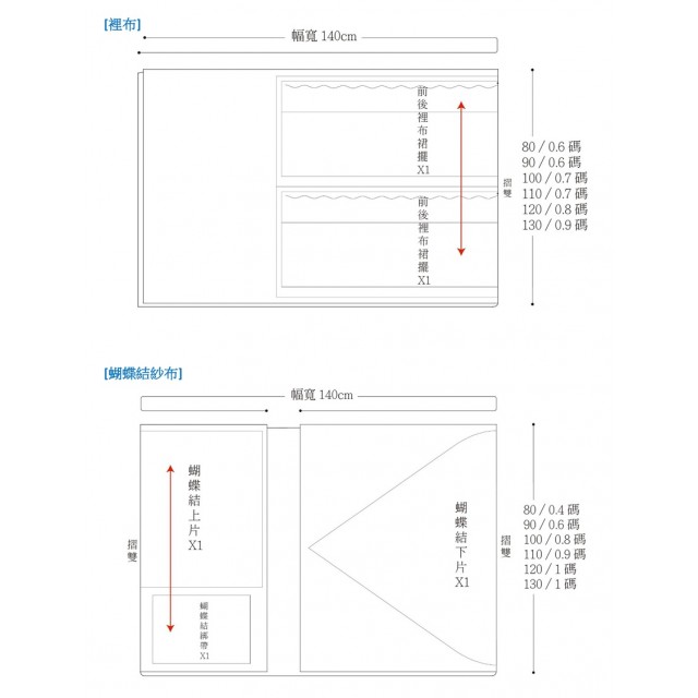 雲朵公主裙洋裝 (兒童:80~130) 