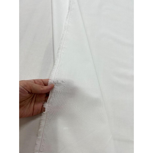 平織布 白色薄布40支棉 可做童裝內裡布 (50%天絲 50%棉)