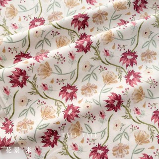 美國品牌 花景-米 現貨布